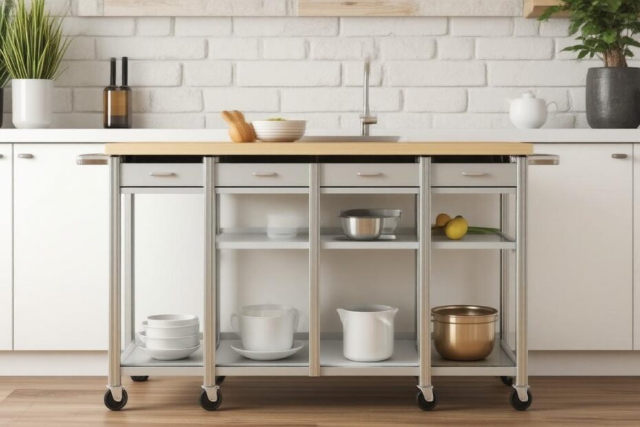 Top 10 Folding Kitchen Carts for Space-Saving Convenience