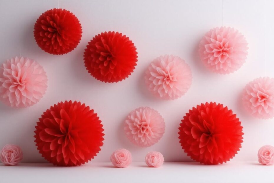 Top 10 Red and Pink Tissue Paper Pom-Poms for Stunning Decor
