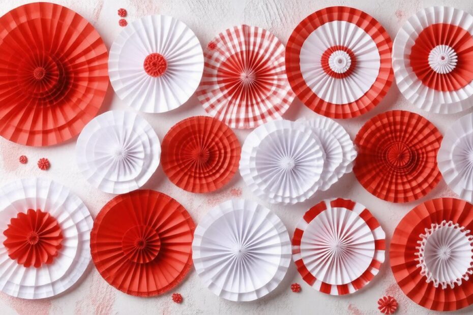 Top 10 Red and White Paper Rosettes for Perfect Celebrations