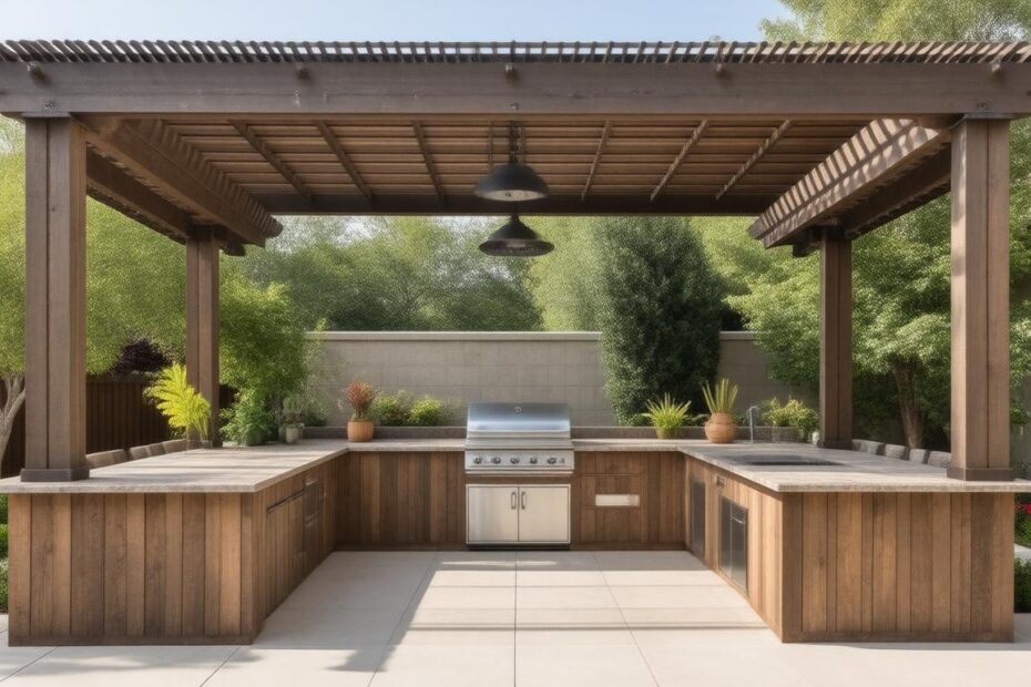 Top 10 Stunning Outdoor Kitchen Pergolas for Your Backyard Oasis