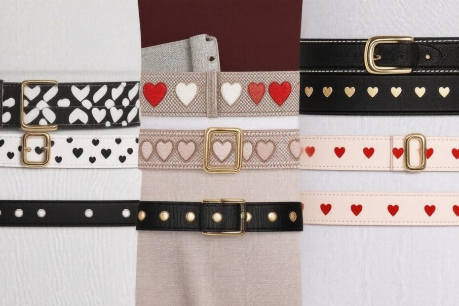 Top 10 Heart-Print Belts to Elevate Your Style