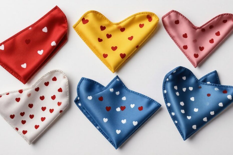 Top 10 Heart-Print Pocket Squares to Add Charm to Your Wardrobe