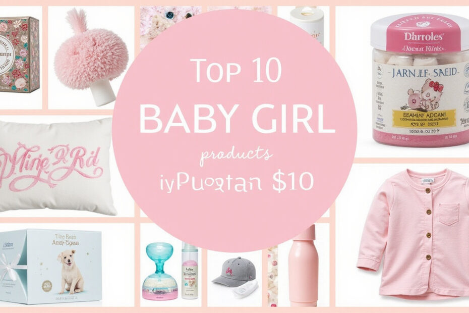 Top 10 Adorable Baby Girl Products on Clearance for Under $10