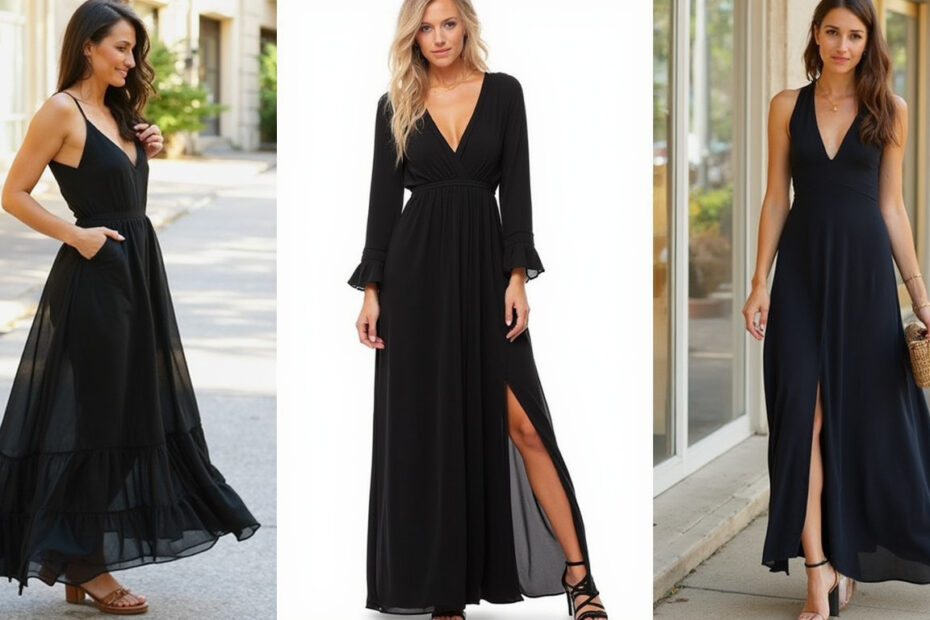 Top 10 Black Boho Maxi Dresses for Effortless Style