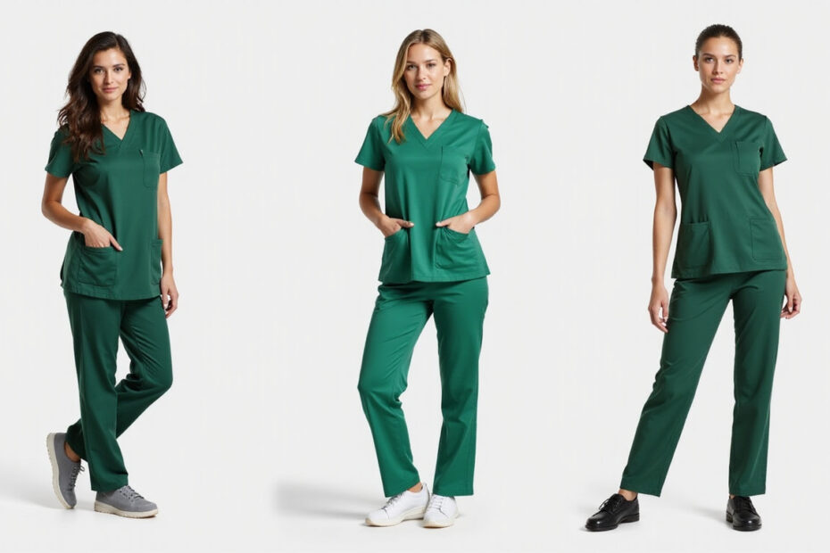 Top 10 Stylish Hunter Green Scrubs for Women