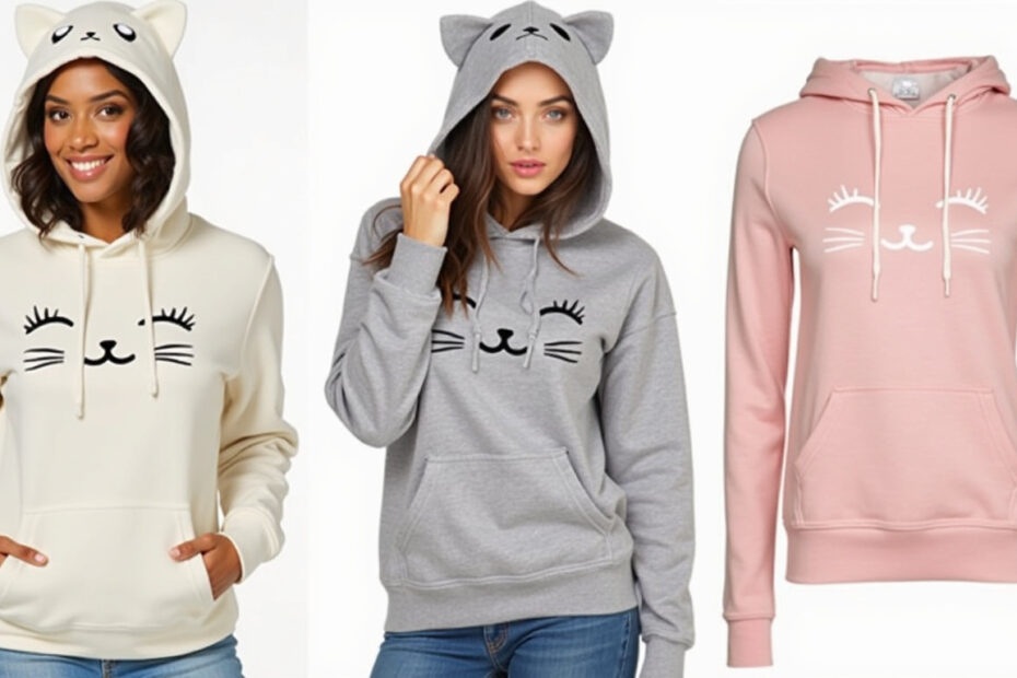 Top 10 Adorable Cat Hoodies for Women You'll Love