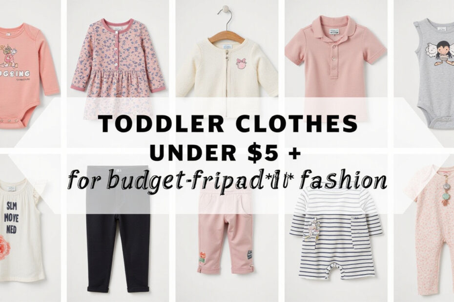 Top 10 Adorable Toddler Clothes Under $5 for Budget-Friendly Fashion