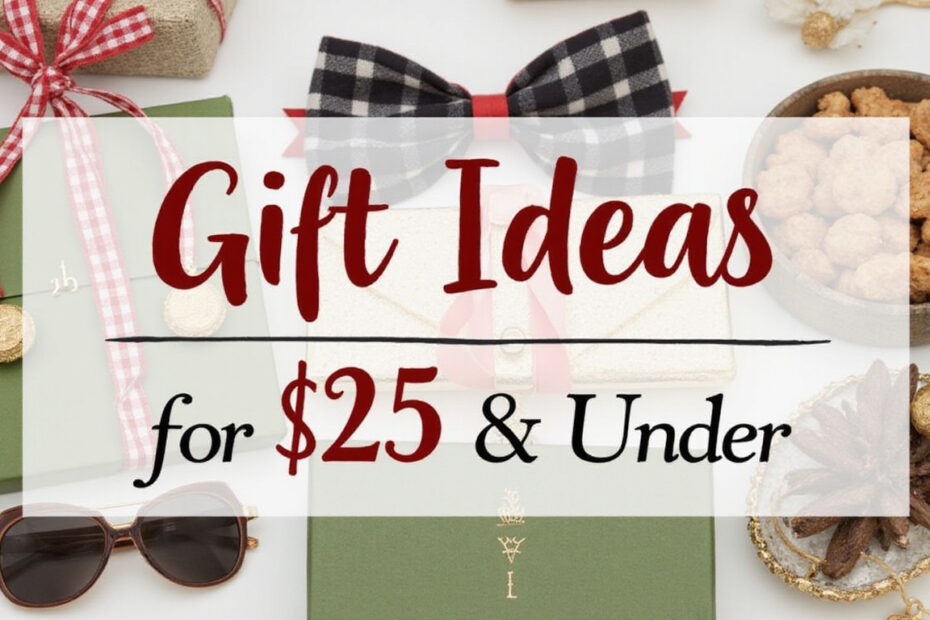 Top 10 Affordable Gift Ideas for $25 and Under