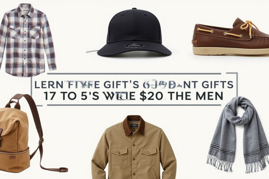 Top 10 Affordable Gifts Under $20 for Men