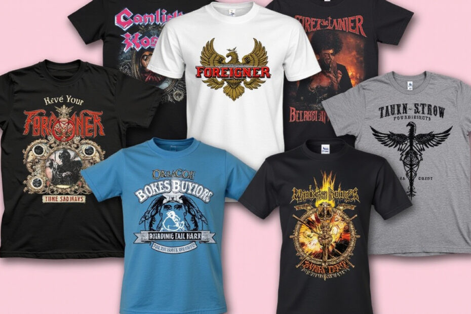 Top 10 Foreigner Band T-Shirts for True Rock Fans