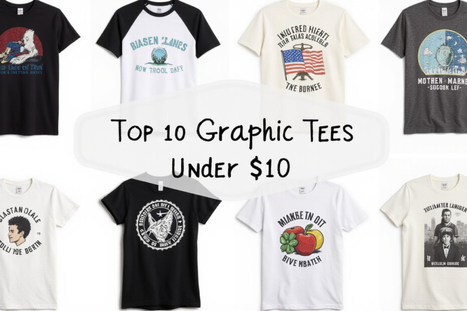 Top 10 Graphic Tees Under $10 for Affordable Style