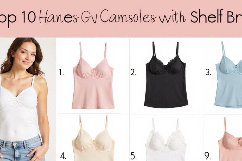 Top 10 Hanes Camisoles with Shelf Bra for Comfort and Style