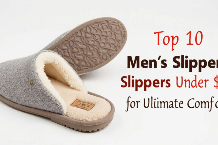 Top 10 Men's Slippers Under $10 for Ultimate Comfort