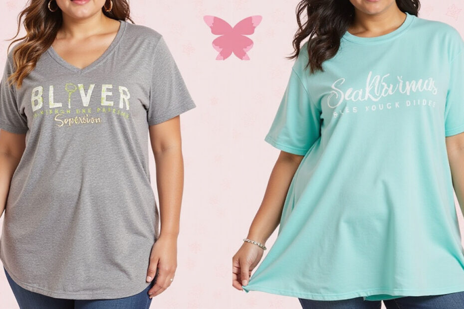 Top 10 Plus Size T-Shirts for Women in 2X for Style and Comfort