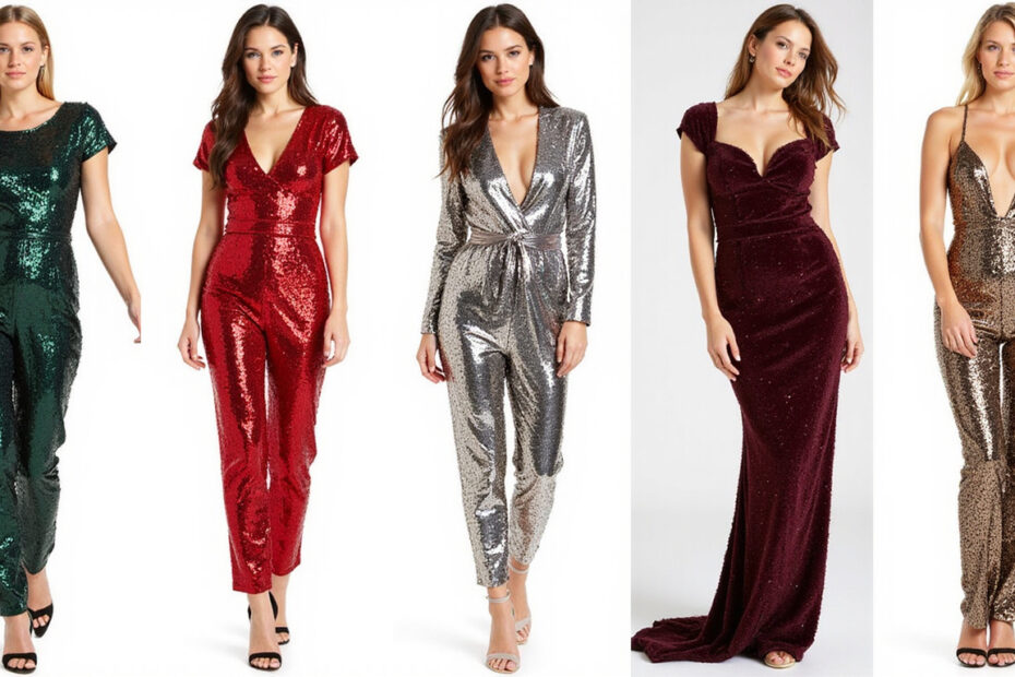 Top 10 Stunning Sequin Jumpsuits for Women to Shine All Night