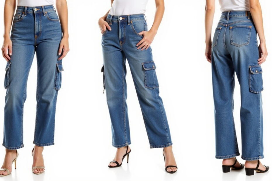 Top 10 Stylish High Waist Baggy Cargo Jeans for Women
