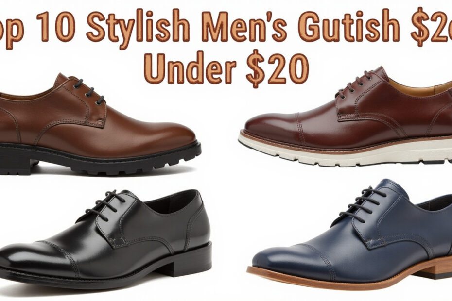 Top 10 Stylish Men's Shoes Under $20