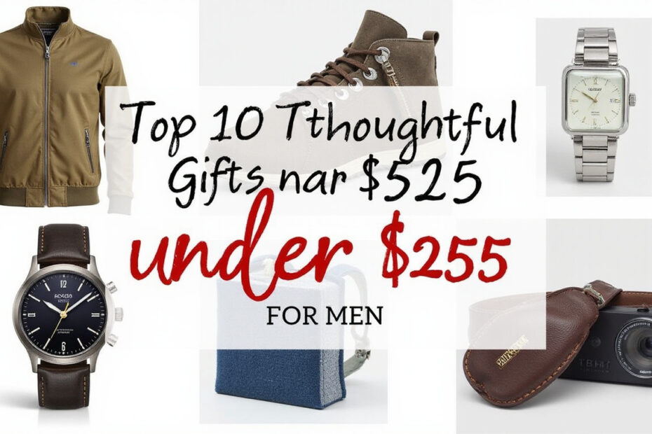 Top 10 Thoughtful Gifts Under $25 for Men